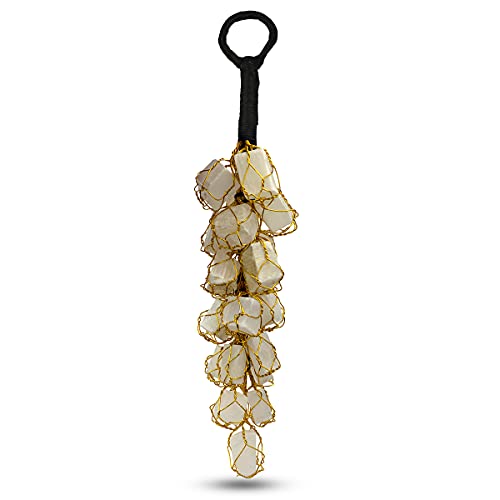 Reiki Crystal Products Natural Selenite Tumble Stone Car Hanging Accessories ...