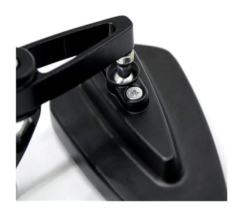 Rétroviseur moto universel bleu en aluminium pour Yamaha YZF R15
