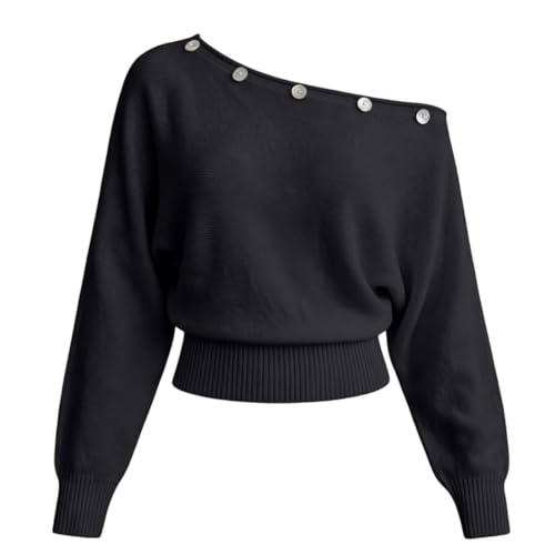 Cropped Sweaters for Women Off the Shoulder Top Lightweight Pullover - image 4