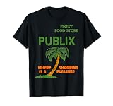 Vintage Publix Where is A Shopping Quote Palm Tree Funny T-Shirt