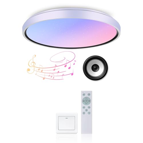 OFFDARKS LEDV[OCg 8 4750lm 50W  F BluetoothXs[J[ 邳[ F ȃGl 铔 Rt ^ rO Ɩ V dC tȒP