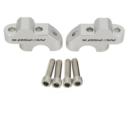 Elevador manillar NC750X y CB500X abrazadera de aluminio para moto de ruta 7