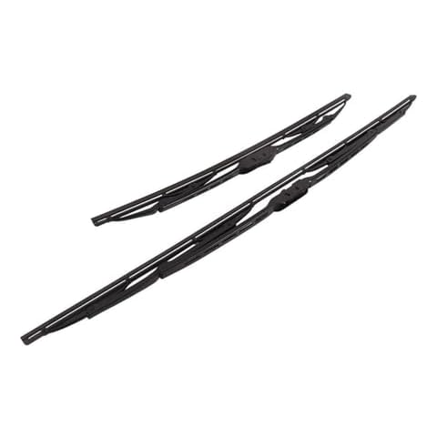 sezhylauo 2pcs Windshield Window Wiper Blade Set Assembly Front Left Right Rubber Steel Black 17" & 26" for for Accord for Civic for Crosstour for HR-V,for Mazda 5 Cover