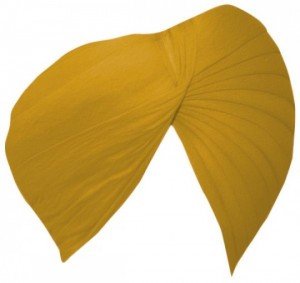 Indian Collectible - Turbante in cotone sikh da uomo, colore marrone caldo, 5 m, punjabi pagri (voile non cucito), Marrone caldo, M