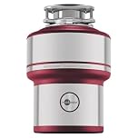 InSinkErator Sistema di smaltimento dei rifiuti Alimentari di Alta qualità, Acciaio Inossidabile, Rosso/Bianco, ‎33 x 23.4 x 33 cm