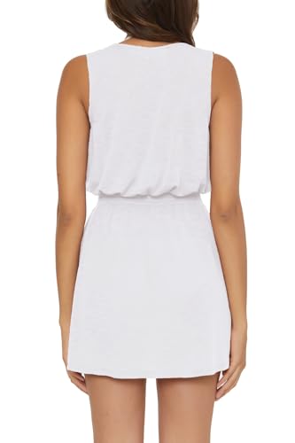 Image of BECCA Breezy Basics Cascade Ruffle Dress