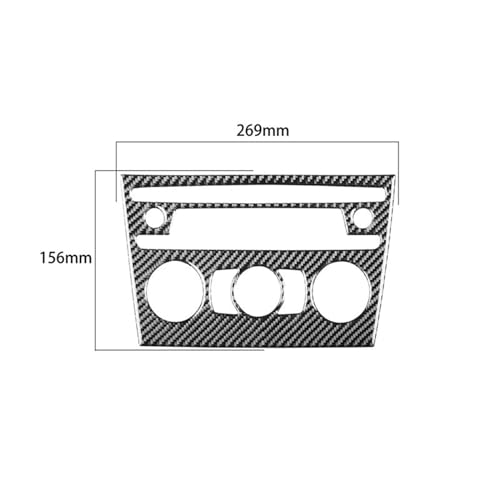 Cubierta de panel de CD y aire acondicionado para coche BMW X1 E84 3