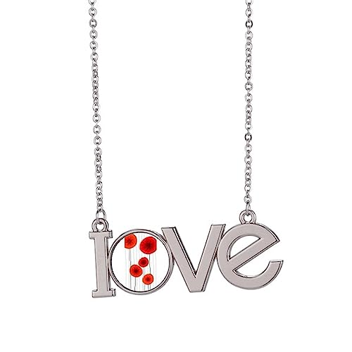 Collier cercle rouge fleurs M pour raviver une tenue trop terne