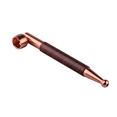 Smoking Pipe, Cigarette Holder,Functional for Cigarette, Rolled Tobacco,Cigarette Holder Metal Head Removable for Easy Cleaning?Tobacco stem