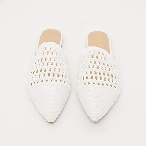 Image of shoexpress Womens Textured Pointed Toe Mules Mules