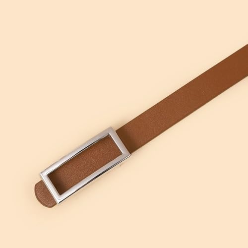 Women's Faux Leather Belt Buckle Adjustable Belts Fashion Skinny Classic Metal Winter Fall Summer2