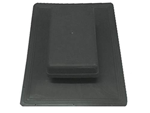 Uzman-Versand Dachlüfter Schwarz Dachentlüftung, Entlüfter, Dach, Flachdachlüfter, Dachhaube, Dachdurchführung, Rauchabzug Entlüfterstein, Dachentlüfter, Dachziegel,Lüfter,Flachdachentlüfter