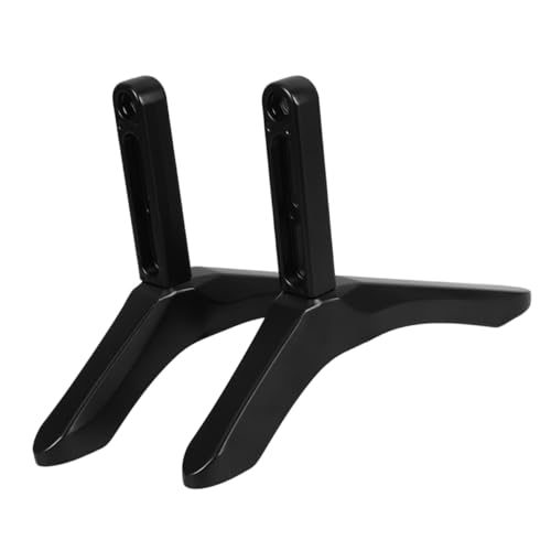 Support TV pied aluminium stable sans perçage pour bureau et salon