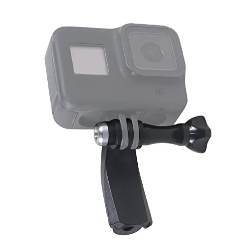 Hensych First-view Support vertical pour caméra Go-pro 11 10 9 8/Osmo Pocket/caméras d'action pour casque de moto Support pour sac à dos Clip ceinture d'épaule etc