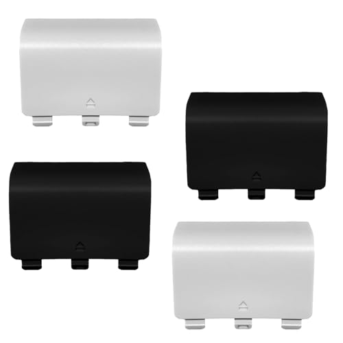 4 Pack Battery Cover for Xbox Series X/S Controller Cover[NOT for Xbox One & One X/S]Battery Back Cover for Xbox Series X/S Controller Battery Back Shell Covers Replacement for Xbox Series X/S
