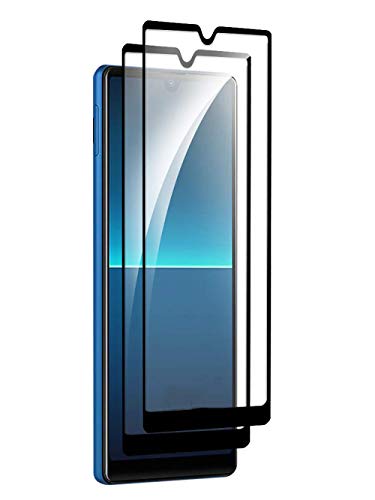 Wuzixi Protector de Pantalla para Sony Xperia L4,Dureza 9H,Sin Burbujas,Protector de Pantalla Screen Protector para Sony Xperia L4.(Negro, 2 Pieza)