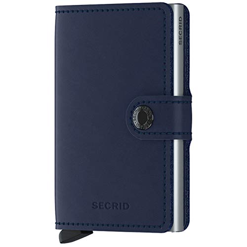 Secrid Men Mini Wallet Genuine Leather RFID Safe Card Case for max 12 cards 16mm slim Brown4