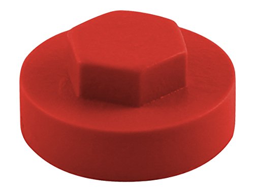 TIMCO Hex Cover Cap - Poppy Red - Box of 1000