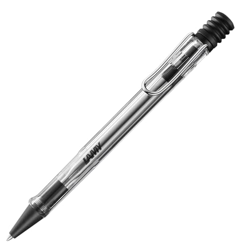 Lamy safari vista Kugelschreiber - zeitlos klassischer Kuli mit ergonomischem Griff & robustem ASA-Kunststoff - inkl. Großraummine M 16 in Strichbreite M in schwarz