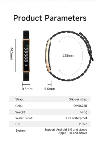 LYNZ Smart Bracelet Black Curved Display - Image 4