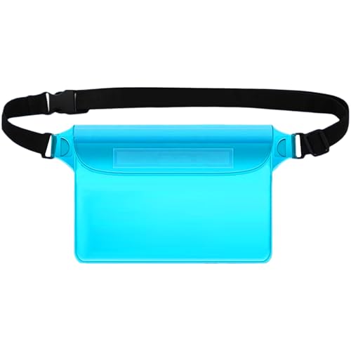 Cinturón de Billetera Impermeable para natación – Impermeable con cinturón Ajustable, Cartera de teléfono antiagua para Seguridad de Objetos en navegación, natación, Buceo, Playa, Piscina