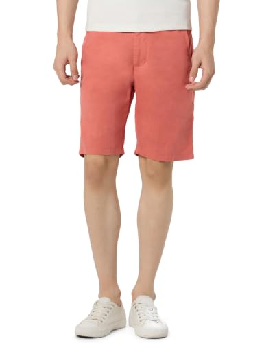 Image of Thomas Scott Men's | 100% Cotton | Solid | Above Knee | Button Closure | Chino | Casual Shorts for Men