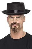 Halloween! Smiffys Set Heisenberg, Schwarz, mit Mütze, Brille und Bärtchen