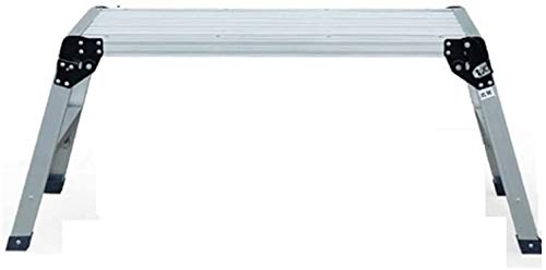 Échelle de plateforme pliante aluminium robuste escabeau de ménage portatif #2