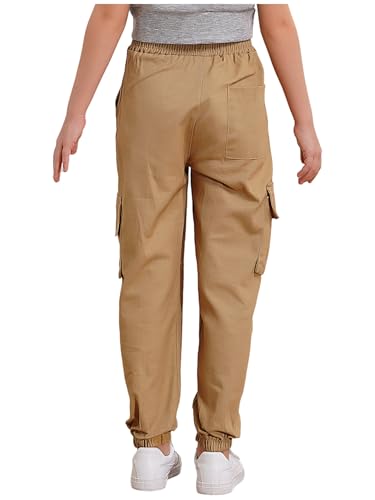 Linjinx Kids Boys Girls Joggers Cargo Pants School Trousers Sports Casual Sweatpants Bottoms for Hiking Hip Hop Dance4