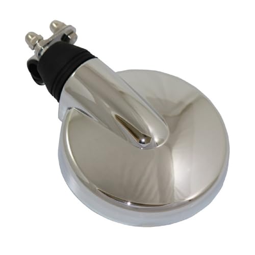 トラック用 バックショットミラー 丸型 巻き込み防止ミラー クロームメッキ