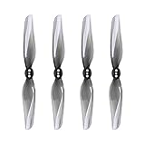 Paquete incluido: PTCinder 20 piezas/10 Pares Nazgul T4030 4 Pulgadas 2 aspas hélice Prop Compatible XING 1404 Motor for Dron de Carreras con visión en Primera Persona Kit ( Color : Crystal Grey )