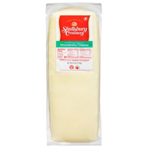 Shullsburg Creamery - Mozzarella Cheese - 6 Pound Loaf