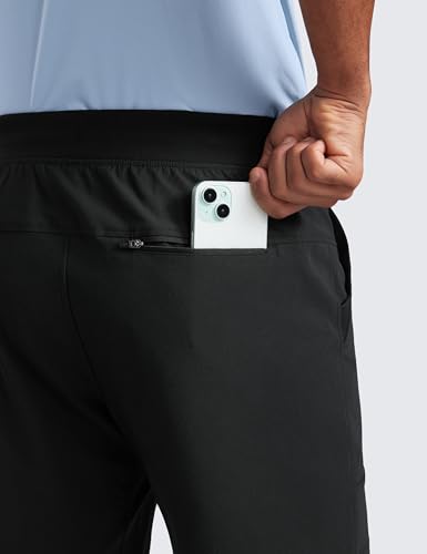 CRZ YOGA All Day Comfy Golf Casual Shorts for Men - 7" Elastic Waist Lightweight Quick Dry for Athletic Daily with Pockets3