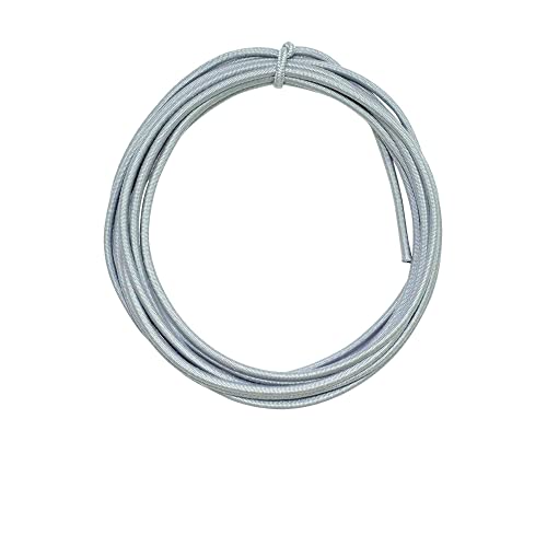 Sgt Knots Marine Grade Shock Cord - 100% Stretch, Dacron Polyester Bungee For Diy Projects, Tie Downs, Elastic Cord, Commercial Uses | 1/8" X 50Ft, Silver #TOP1