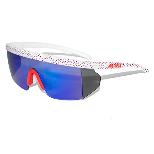 Meripex Apparel Unisex Sport Retro Vintage Mirrored Sunglasses (Cheaper than Pit Viper Sunglasses)