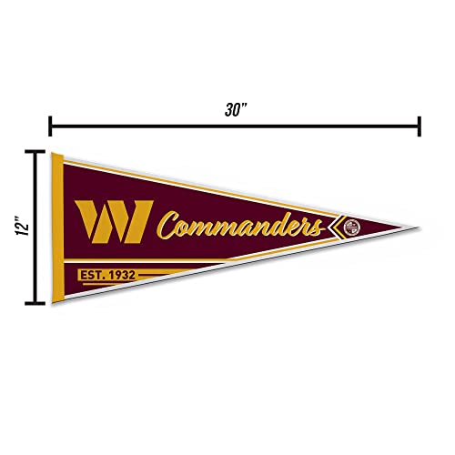 Image of Rico Industries NFL Football Classic 12 inch x 30 inch Felt Wall Decor Pennant - Great for Home /Bed Room /Man Cave Decor