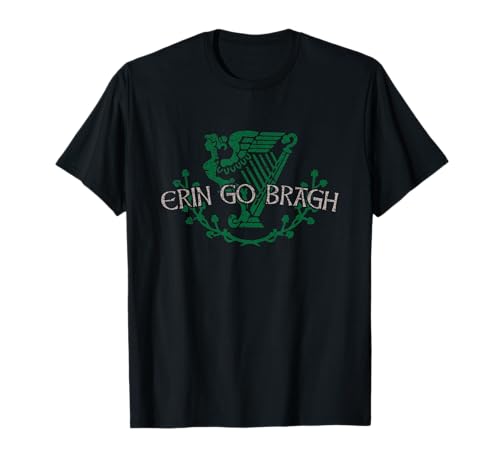 Retro St Patricks Day Erin Go Bragh Tshirt T-Shirt