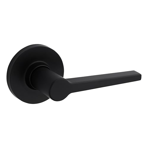 Safe Lock Daylon Lever Single Side Dummy for Closet Matte Black Finish