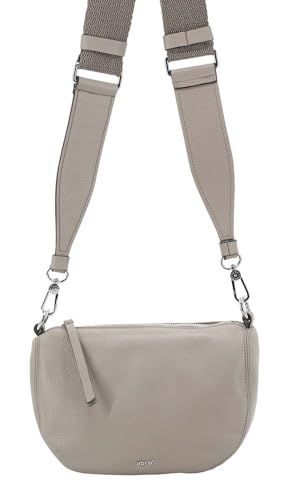 Sac bandoulière en cuir ABRO Dalia taupe : l'élégance intemporelle d'un sac à épaule