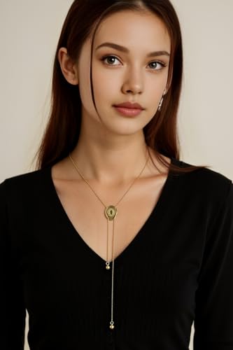 Cowgirl Necklace for Women Adjustable Gold Cowboy Hat Necklace Cowgirl Jewelry Western Gifts2