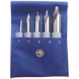 5 Piece Cobalt Combined Drill & Countersink Set