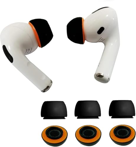 Embouts en mousse pour AirPods Pro noirs : corrigez le manque d'isolation M