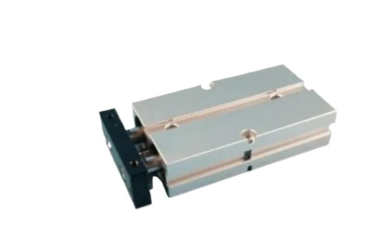 Cylindre pneumatique TN10x15 alésage 10mm double tige guidée en alliage d'aluminium