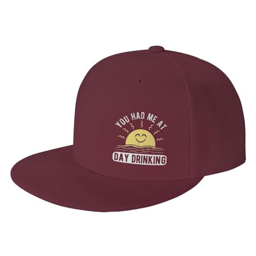 You Had Me at Day Drinking Adjustable Outdoor Baseball Hat Flat Hat2