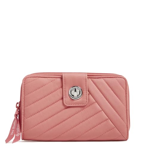 Image of Cotton Turnlock Wallet With Rfid Protection