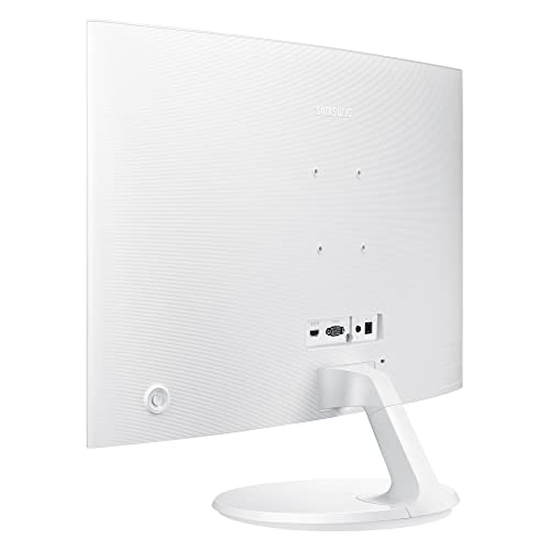 Image of SAMSUNG CF391 27 inch Full HD Curved Widescreen LED Monitor, White - 1800R, FHD 1920 x 1080, 4 ms, 16:9, 3000:1, HDMI, D-Sub and Headphones Inputs