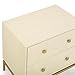 Tov Furniture Pesce Cream Shagreen Nightstand