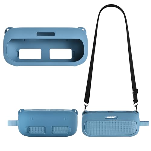 YipuVR VR[ P[X Bose Soundlink Flex Bluetooth |[^u Xs[J[ ( 2 )A\tgAhbvh~AɋیP[XAJri NbvƎO\ȃV_[ Xgbvt (u[)
