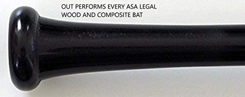 X Bats Pro Model Wood Softball Bat (Pro Model 59SB | Thin Handled, 33 Inch)