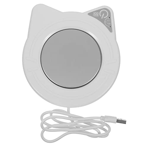 DECHOUS 1set Powered Heating Coaster Electric Cup Warmer for Office Home Use Intelligent Temperature Control Compact Design for Beverages